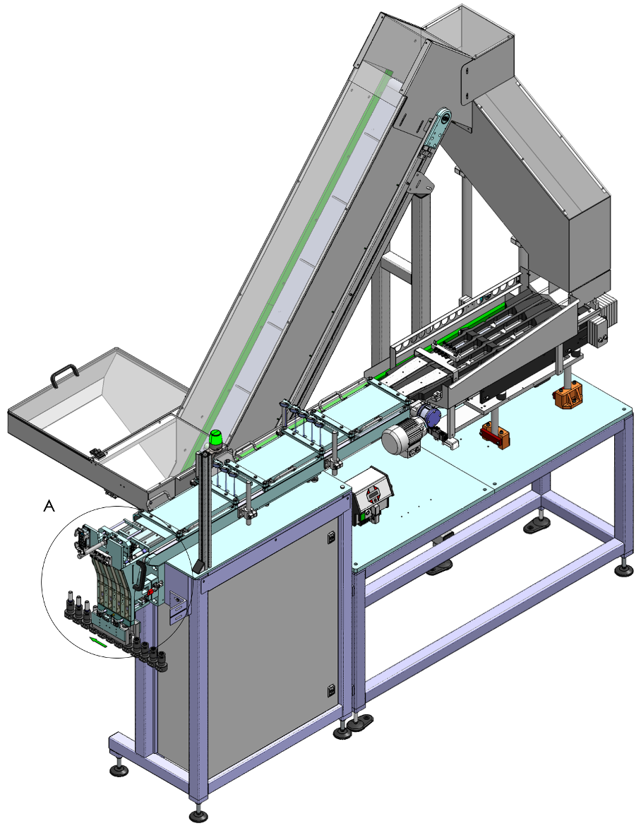 Podávací systémy pro plnění PUKŮ