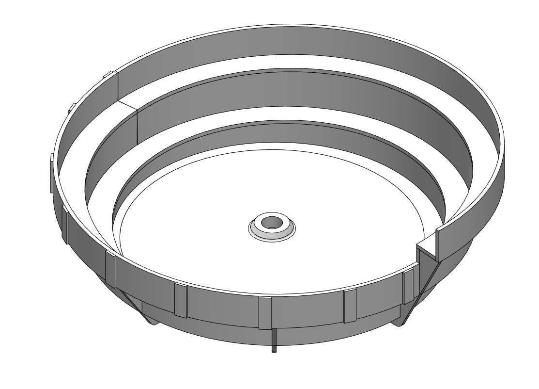 Polotovary třídících hrnců