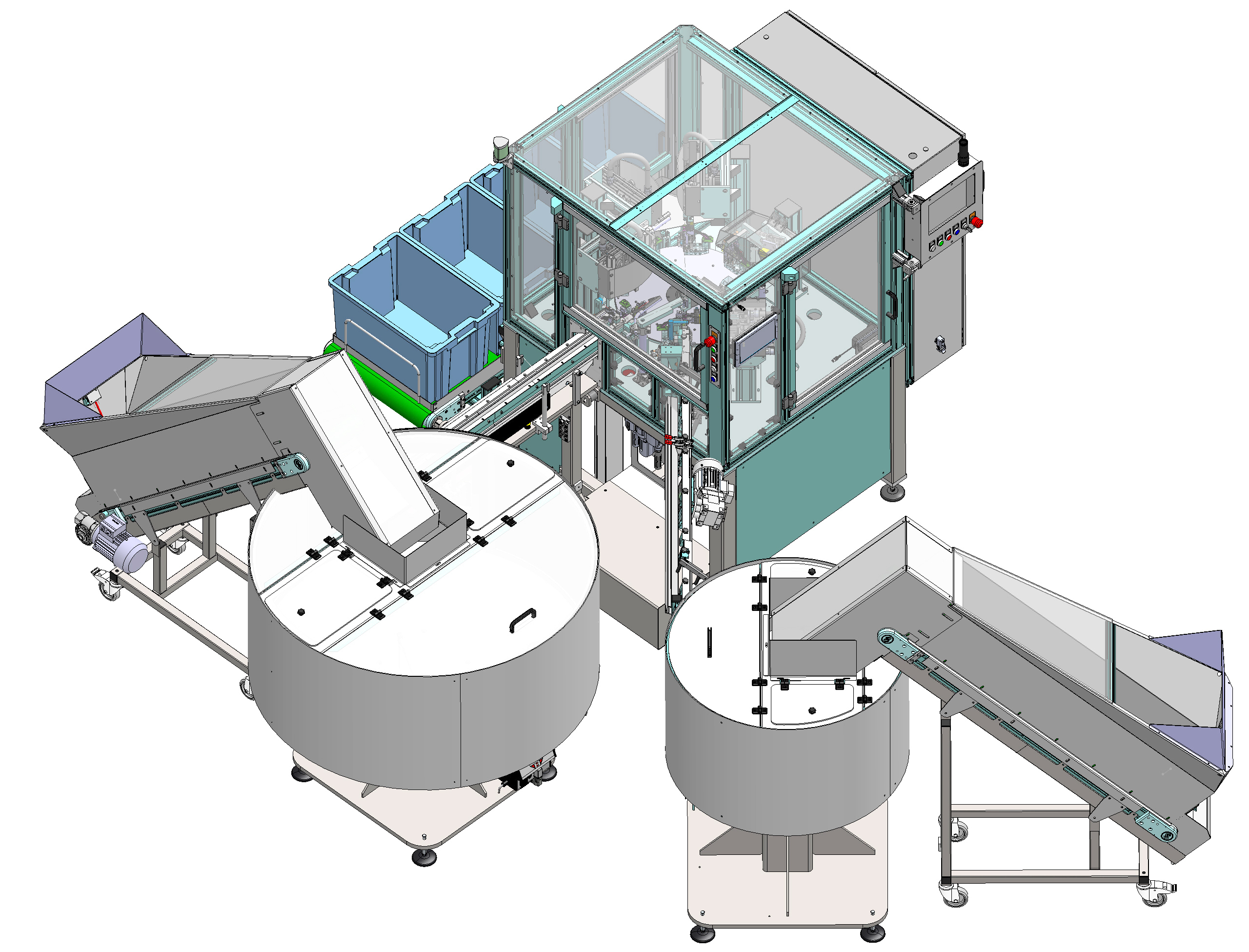 Jednoúčelové montážní stroje