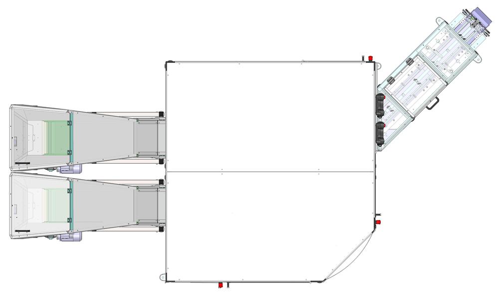 Automatický robotický podavač 2 x Flexibowl 800 / 2 x SCARA