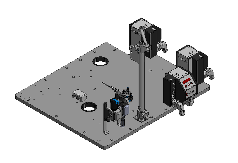 Základová deska s příslušenstvím pro SRC250/SLL400/BUV/3xSCU2000