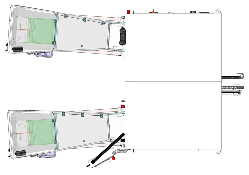 Automatický robotický podavač 2 x Flexibowl 650 / SCARA