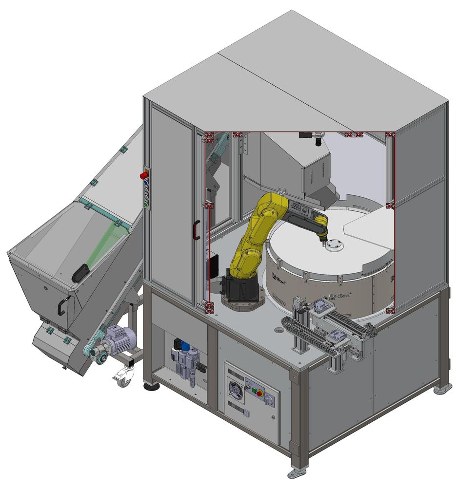 Automatický robotický podavač Flexibowl 800 / 6-OSÝ robot