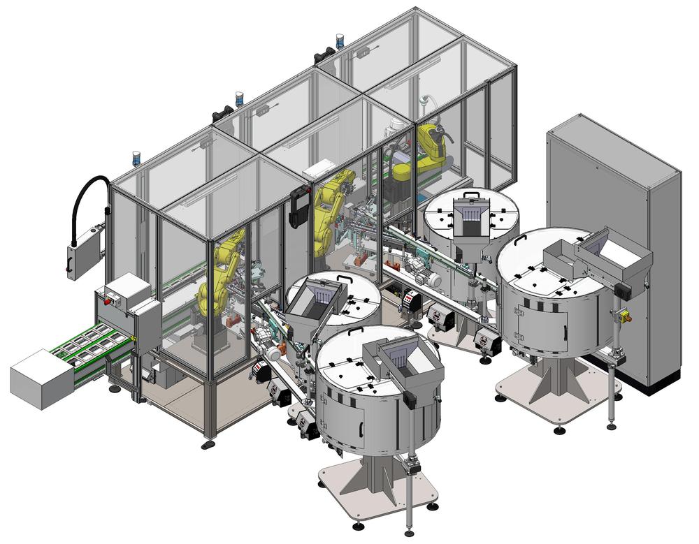 Montážní a zakládací zařízení zboží