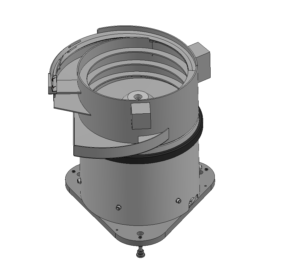 Vibrační kruhový podavač_kontakt