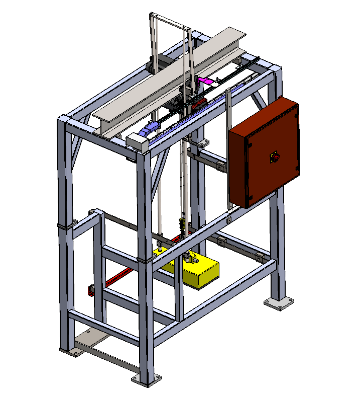 Magnetic crane manipulator