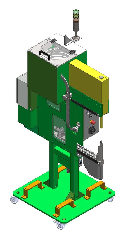 Nýtovací zařízení -  spodní aplikace nýtu