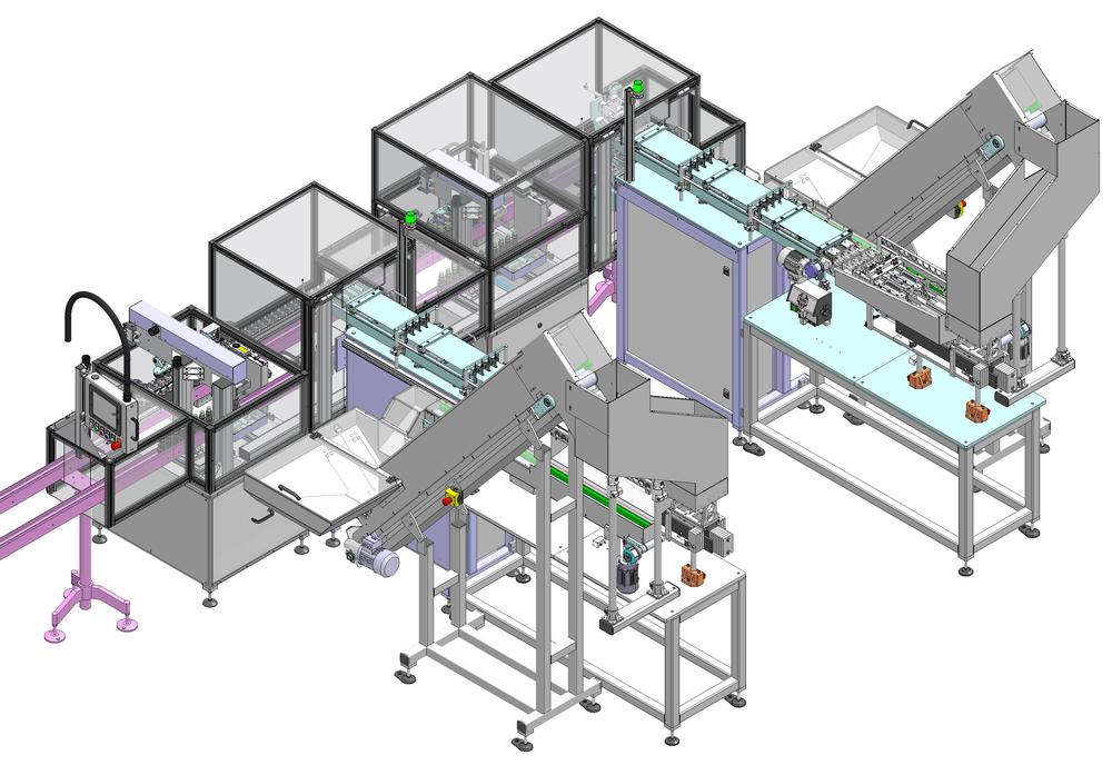 Automatizace zakládání obalů do PUKŮ