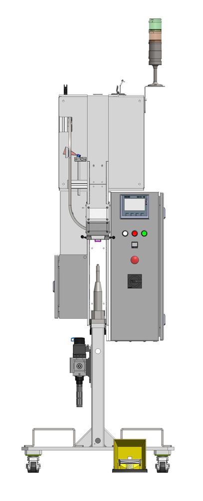 Nýtovací zařízení -  horní aplikace nýtu