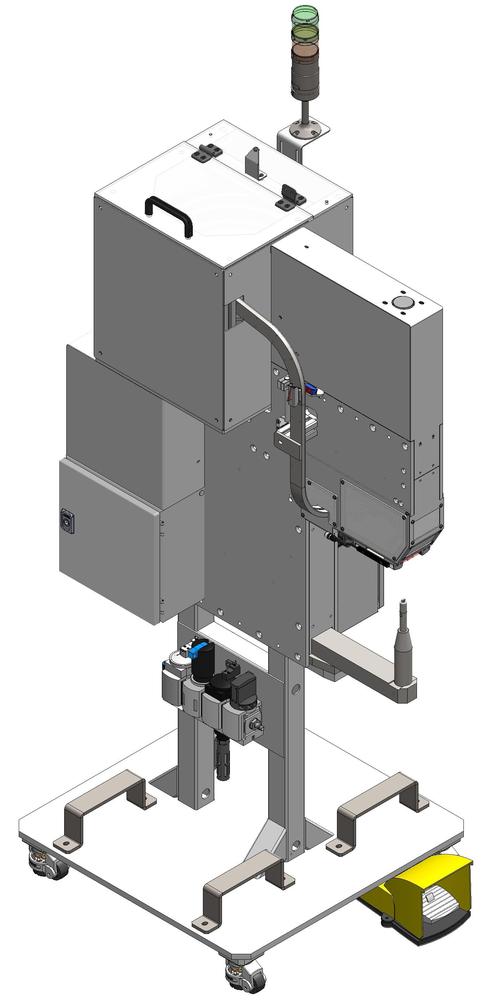 Nýtovací zařízení -  horní aplikace nýtu